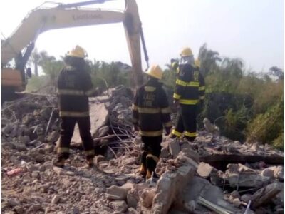 Four dead, others trapped as another building collapses in Lagos