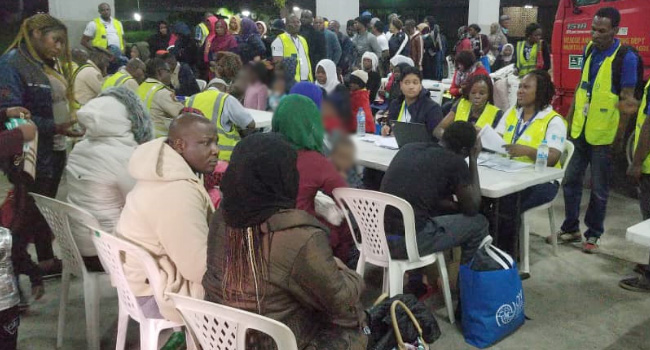 NEMA receives 162 Nigerian returnees from Libya