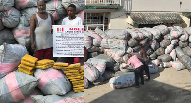 NDLEA intercepts 12,385kg drugs smuggled into Lagos on waterways