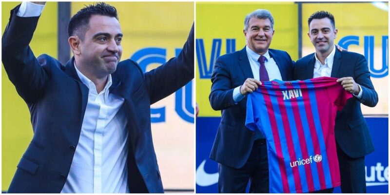 Xavi unveiled as Barcelona coach