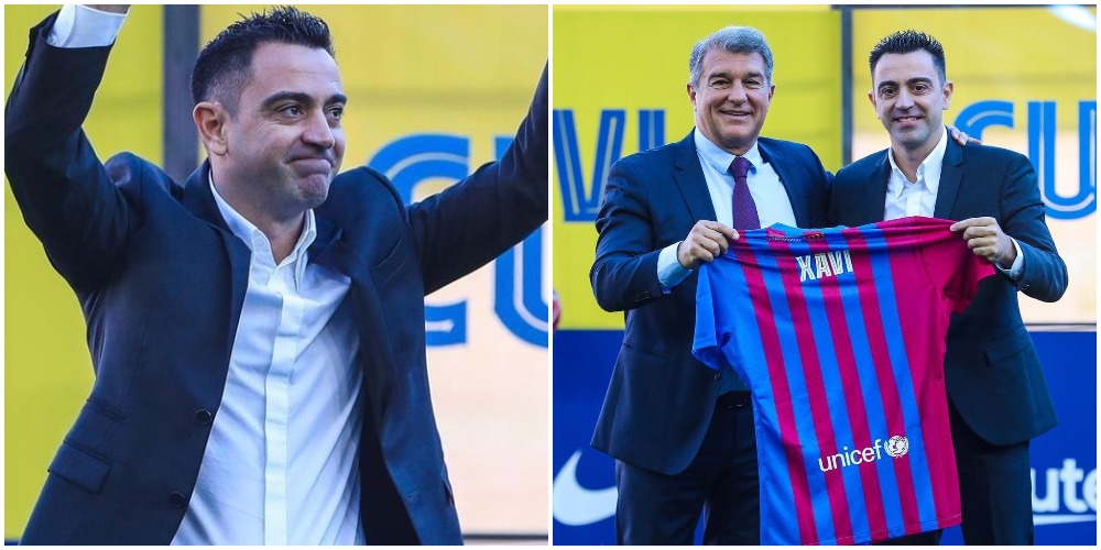 Xavi unveiled as Barcelona coach 