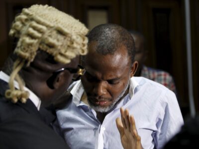 BREAKING: Court adjourns Kanu’s trial as lawyers stage walk out