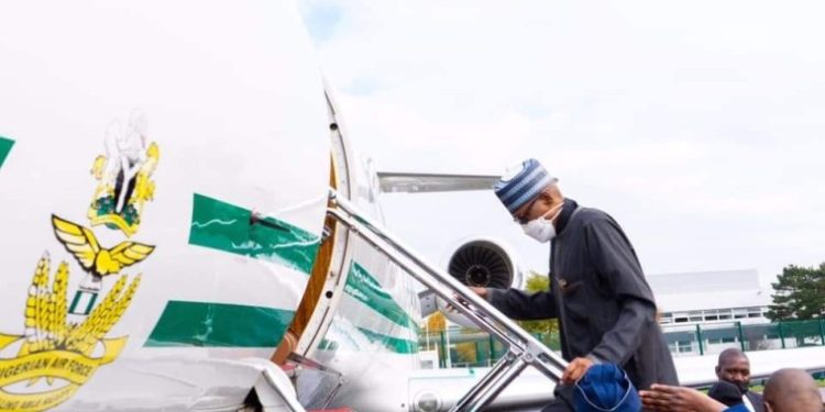 President Buhari departs Abuja for Expo 2020 Dubai