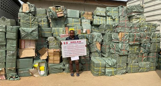 NDLEA seizes 8.3m tramadol caps, over 56,000 bottles of codeine in Lagos