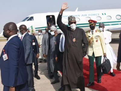 Buhari returns from Expo 2020 Dubai