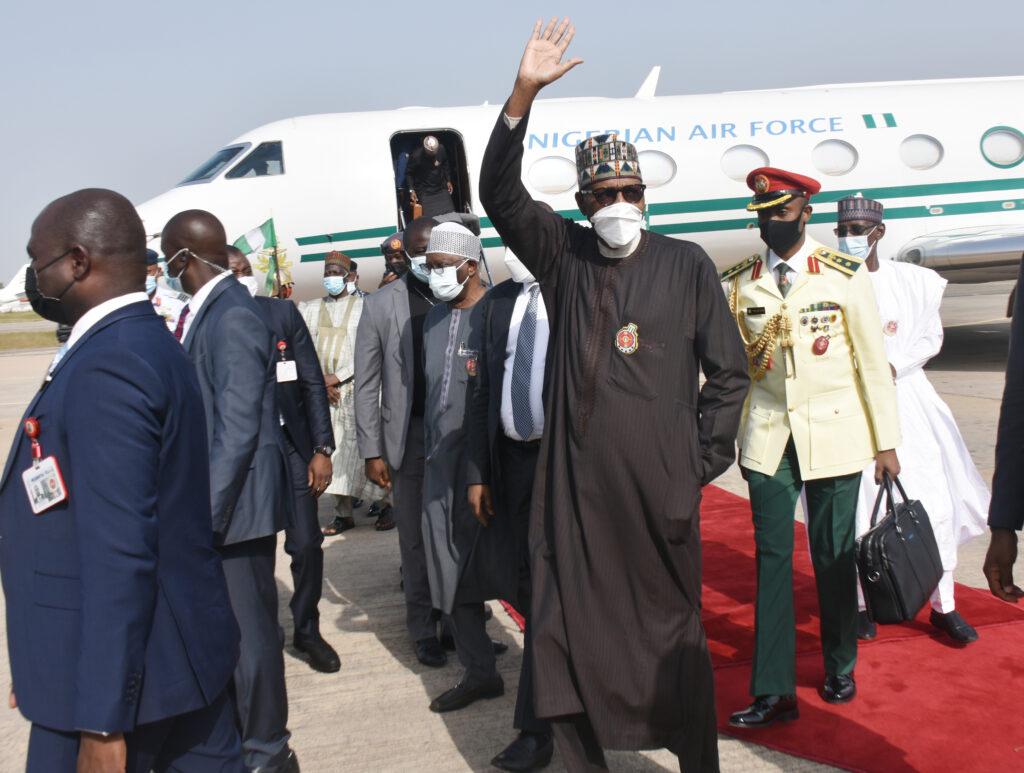 Buhari returns from Expo 2020 Dubai  