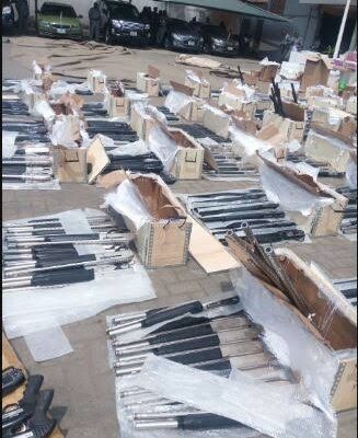 3 arms smugglers bags 16 years jail term each for illegally importing 661 pump-action rifles