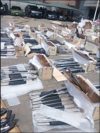 3 arms smugglers bags 16 years jail term each for illegally importing 661 pump-action rifles