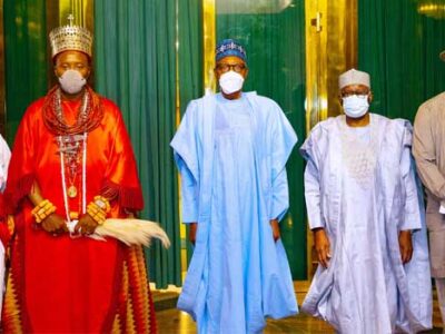 Buhari receives Olu of Warri, pledges fairness for Itsekiri people
