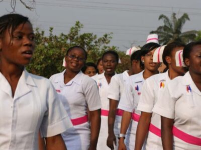 Lagos nurses vow to embark on 3-day warning strike from Monday