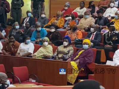 BREAKING: Aisha Buhari attends plenary at National Assembly