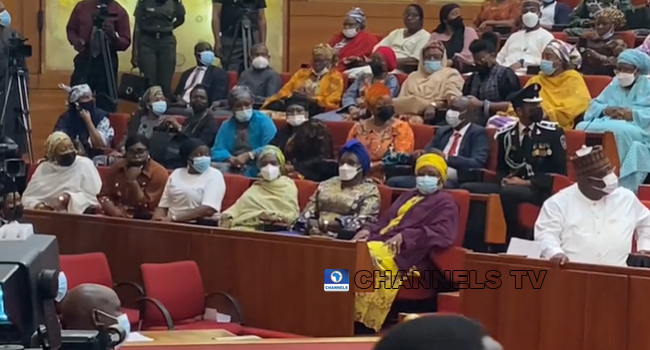 BREAKING: Aisha Buhari attends plenary at National Assembly