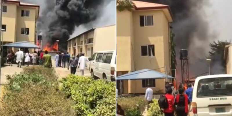 Fire guts section of Asokoro Hospital in Abuja