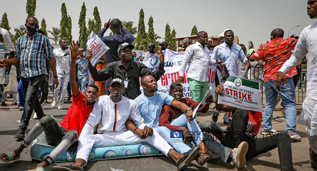 Nigerian students protest over ASUU strike