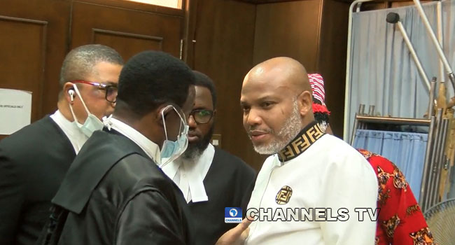 Court orders DSS to return Nnamdi Kanu’s glasses to him