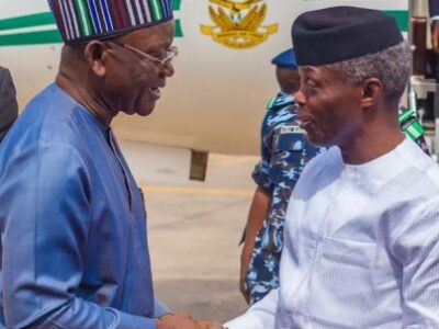 Air Force personnel bars Governor Ortom from welcoming Osinbajo to Benue