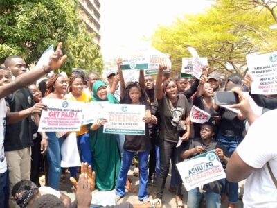 Nigerian students protest over ASUU strike