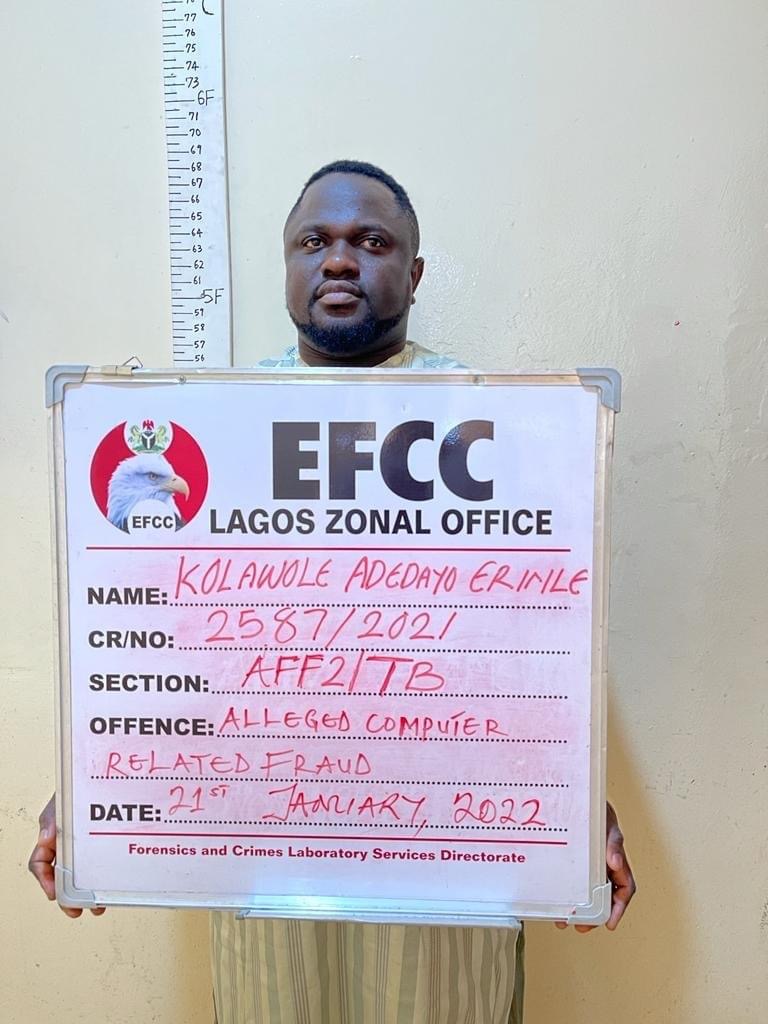 EFCC arraigns man for $1,410,000 fraud in Lagos