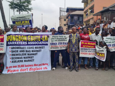 ‘Please don’t displace us,’ Apongbon traders plead over eviction order