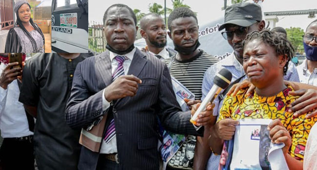 Bamise’s sister protests at Lagos Assembly, Speaker promises justice