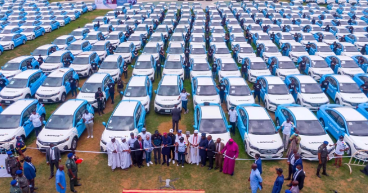 Lagos Govt launches taxi service with 1,000 new cars