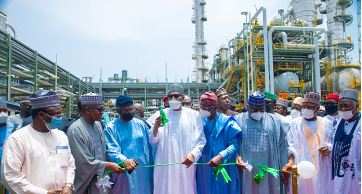 Buhari commissions $2.5bn Dangote fertiliser plant in Lagos