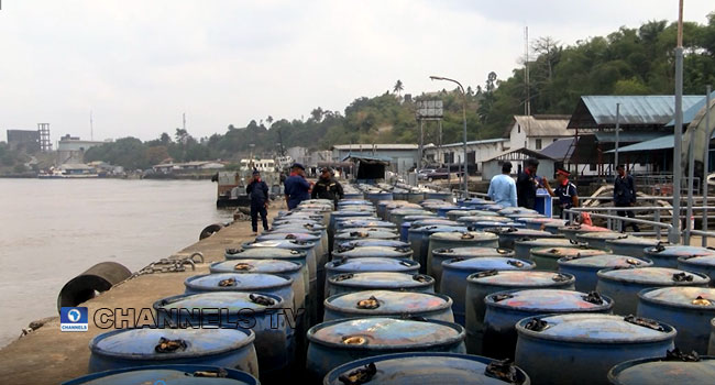 Navy intercepts illegal fuel along Bakassi, hands over to NSCDC