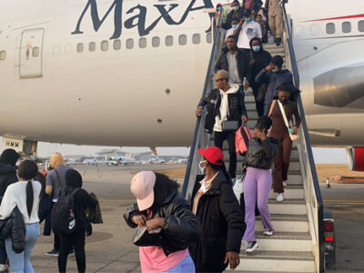 BREAKING: First batch of Nigerians from Ukraine arrives Abuja