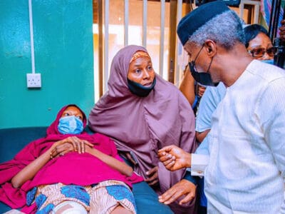 ‘Saddened’ Osinbajo, El-Rufai visit Kaduna train attack victims