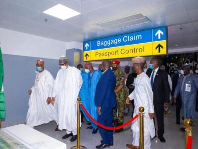 President Buhari commissions new airport terminal in Lagos