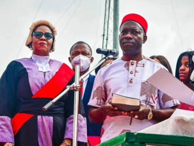 Soludo sworn in as Anambra Governor in low-key event