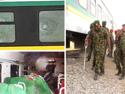 CDS, COAS, IGP visit scene of Abuja-Kaduna train attack