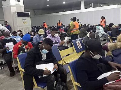 Fourth batch of Nigerians from Ukraine arrives in Abuja