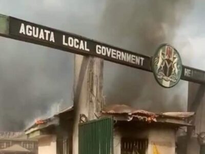 Gunmen attack Gov Soludo’s local govt hq, set buildings ablaze