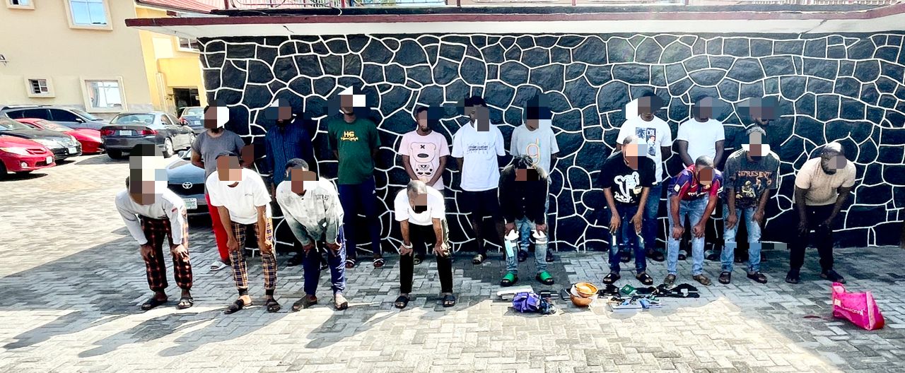 EFCC arrests 18 suspected internet fraudsters in Lagos