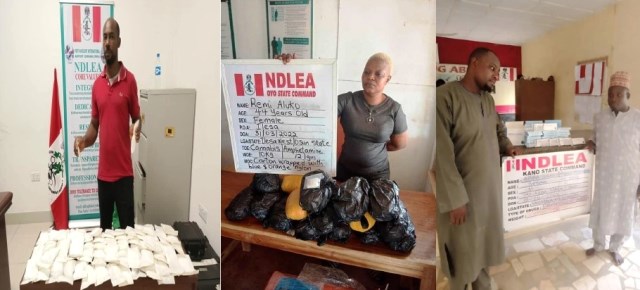 9.5 million tramadol tablets worth N5bn seized at Lagos airport, Abuja, Edo