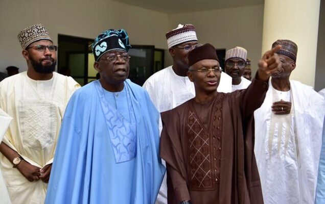 Tinubu visits El-Rufai, donates N50m to victims of train attack