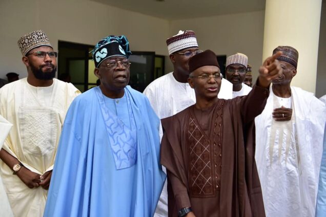 Tinubu visits El-Rufai, donates N50m to victims of train attack
