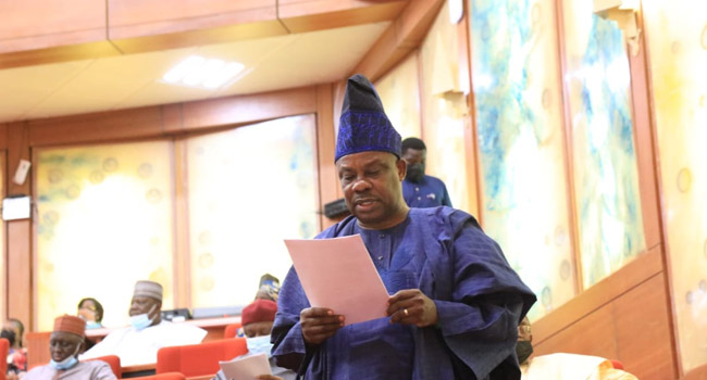 [BREAKING] 2023: Senator Amosun joins presidential race