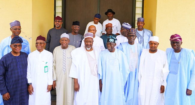 APC Governors meet Tinubu