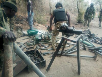 Army recovers weapons from Boko Haram enclave in Sambisa