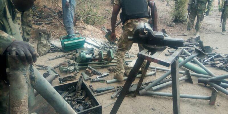 Army recovers weapons from Boko Haram enclave in Sambisa