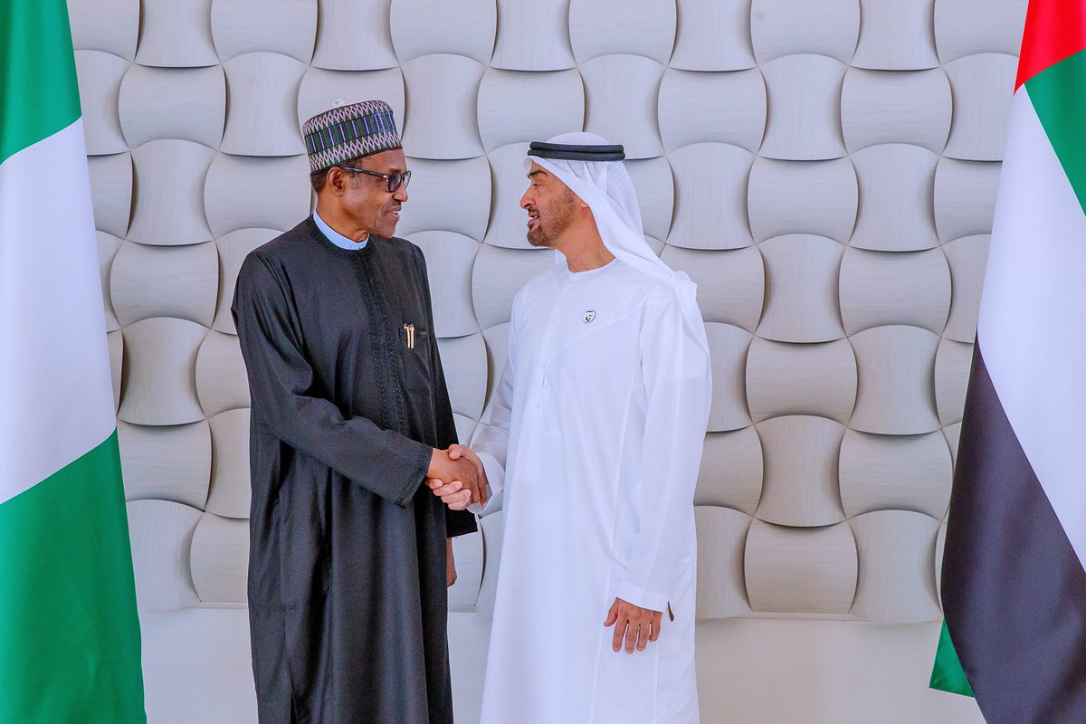 Buhari pays condolence visit to new UAE President, seeks stronger ties