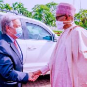Buhari receives UN Secretary-General at State House