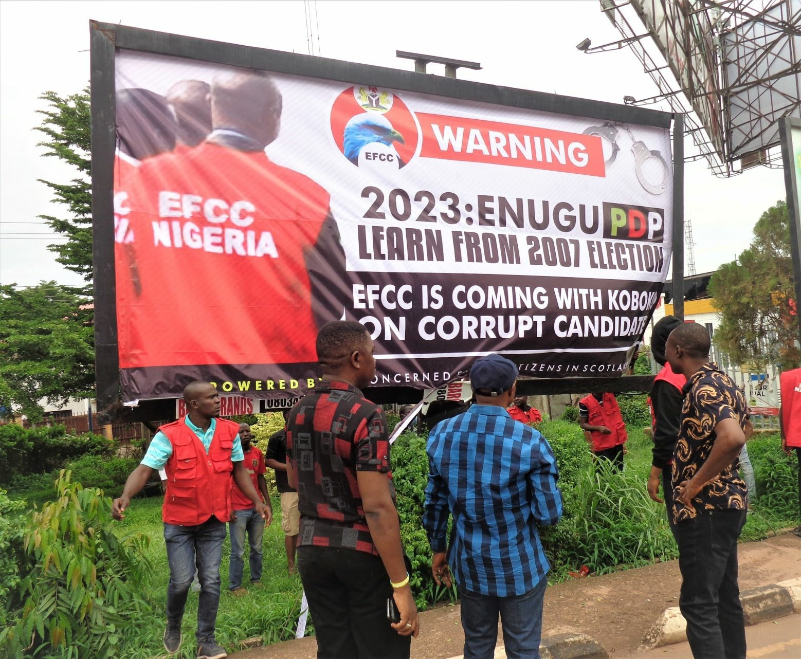 Advert executive arrested over offensive EFCC campaign adverts in Enugu