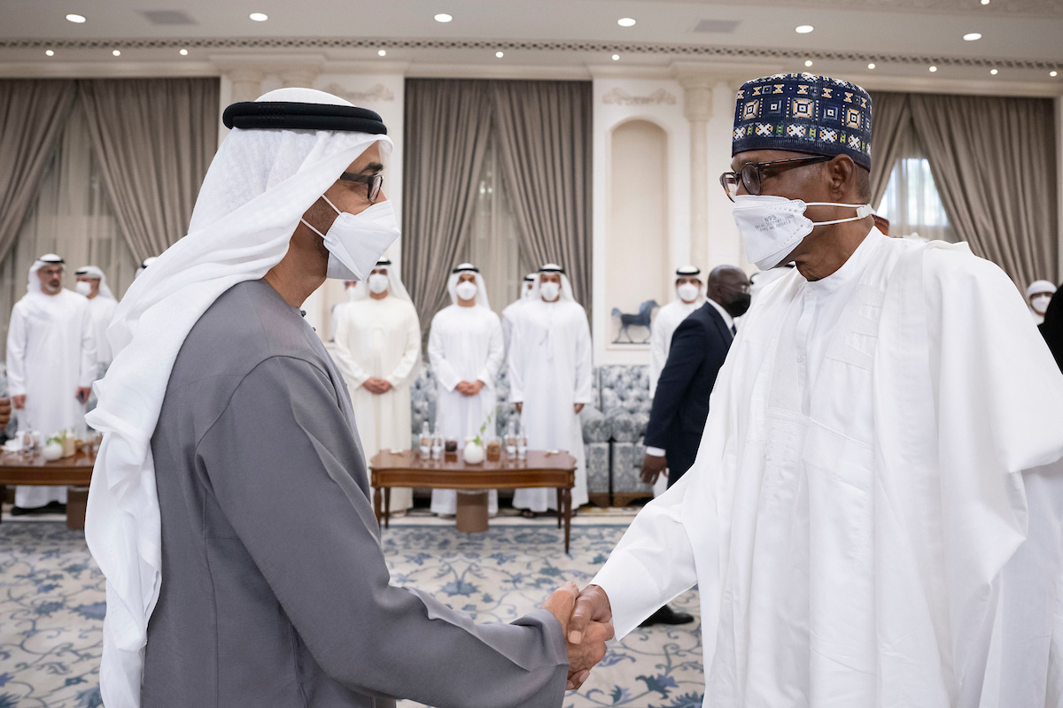 Buhari pays condolence visit to new UAE President, seeks stronger ties