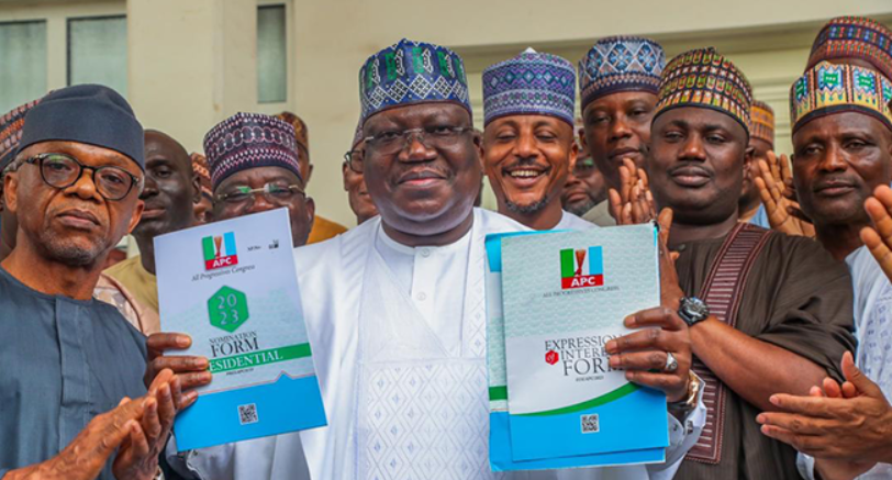 ICYMI: Senate president, Ahmad Lawan obtains N100m APC presidential form