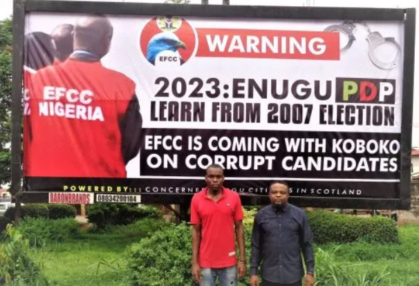 Advert executive arrested over offensive EFCC campaign adverts in Enugu