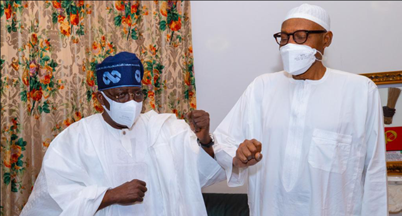 PICTORIAL: President Buhari receives Tinubu in Abuja
