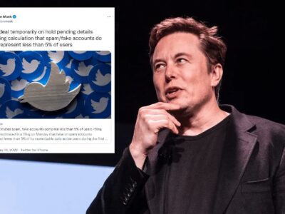 Elon Musk puts Twitter deal on hold over fake account details